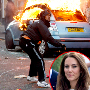 London Riots, Kate Middleton London Riots, Kate Middleton